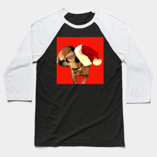 Cattle Dog Christmas Baseball T-Shirt